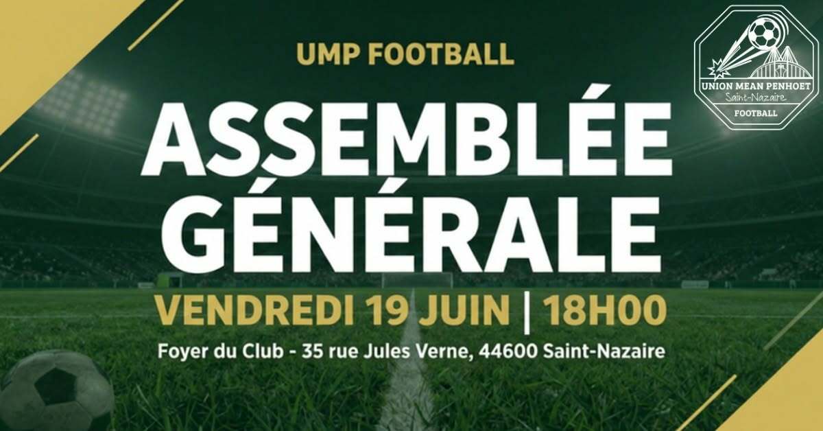 ASSEMBLEE GENERALE - VENDREDI 19 JUIN