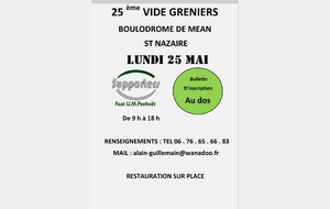 Vide grenier Supporters Foot UMP FOOTBALL