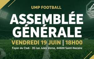 ASSEMBLEE GENERALE - VENDREDI 19 JUIN