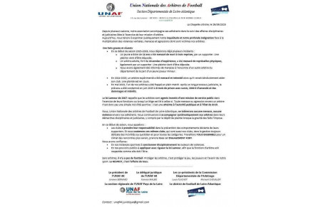 Soutenons les arbitres
