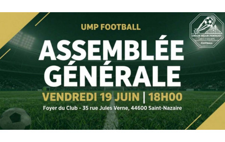 ASSEMBLEE GENERALE - VENDREDI 19 JUIN