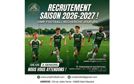 Recrutement saison 2026-2027
